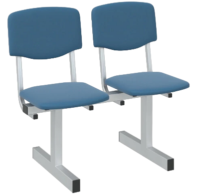 Секция мягких стульев «Мягкая №2» 2М без подлокотников